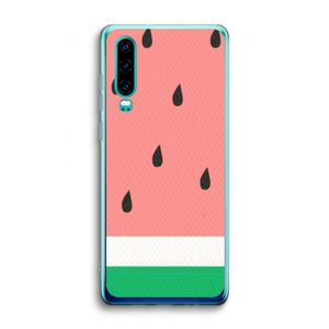 Watermeloen: Huawei P30 Transparant Hoesje