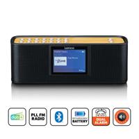 DAB/FM met 2,4" kleurenscherm Bluetooth® oplaadbare batterij Zwart