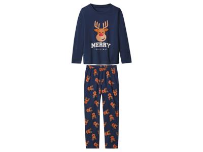 lupilu Kinder kerstpyjama (Marineblauw, 122/128)