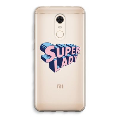 Superlady: Xiaomi Redmi 5 Transparant Hoesje