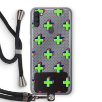 8-bit N°10: Samsung Galaxy A11 Transparant Hoesje met koord