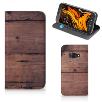 Samsung Galaxy Xcover 4s Book | Wallet Case | Old Wood