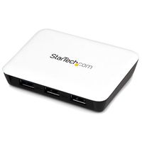StarTech.com USB 3.0 naar gigabit Ethernet NIC netwerkadapter met 3-poorts hub wit - thumbnail