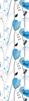 Behang Weide klaproos bloemen scandinavische stijl