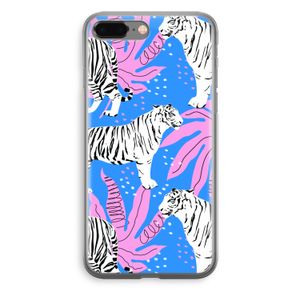 Tijger: iPhone 8 Plus Transparant Hoesje
