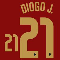 Diogo J. 21 (Officiële Portugal Bedrukking 2020-2021) - thumbnail