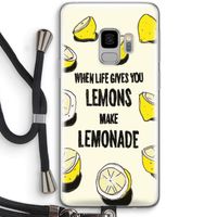 Lemonade: Samsung Galaxy S9 Transparant Hoesje met koord