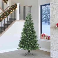 VidaXL Kerstboom met 300 led met standaard groen 240 cm pvc