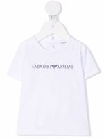 Emporio Armani Kids t-shirt à logo imprimé - Blanc - thumbnail