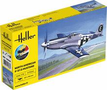 Heller 56268 STARTER KIT P-51 Mustang Bouwpakket Schaal 1:72
