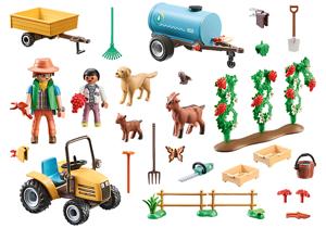PLAYMOBIL Country - Tractor met aanhanger en watertank Constructiespeelgoed