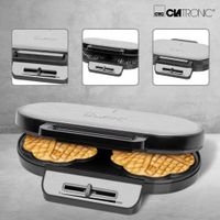 Clatronic 263934 wafelijzer 2 wafel(s) 1200 W Grijs - thumbnail