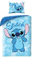 Stitch Dekbedovertrek Blauw smile 140 x 200 cm - 70 x 90 cm - katoen