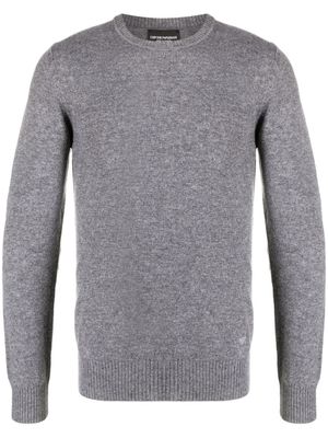 Emporio Armani pull en cachemire - Gris
