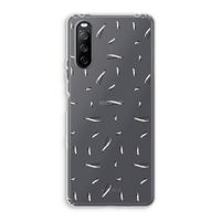 Hipster stripes: Sony Xperia 10 III Transparant Hoesje