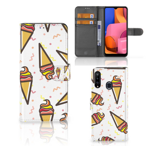 Samsung Galaxy A20s Book Cover Icecream