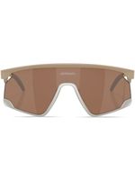 Oakley lunettes de soleil oversize à logo imprimé - Marron - thumbnail