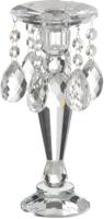 Kandelaar louise kristal transparant s 10x10x23,5 cm Jolipa - Hortus