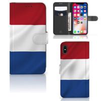 Apple iPhone Xs Max | Bookstyle Case | Nederlandse Vlag