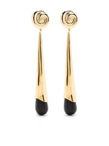 Sophie Buhai x Sophie Buhai boucles d'oreilles pendantes Nautilus en or - Noir