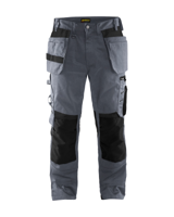 Blåkläder Werkbroek met spijkerzakken 15551860 | Grijs/Zwart | Maat D84 - 7330509590591 Blåkläder Werkbroek met spijkerzakken 15551860 | Grijs/Zwart | Maat D84 - 7330509590591