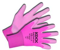 Tuinhandschoen Pretty Pink maat L ofwel 9 - Kixx