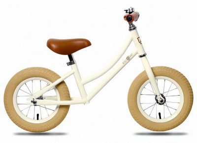 Rebel Kids loopfiets Sophie 12 Inch Meisjes Crème