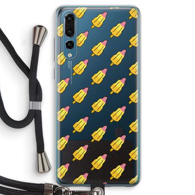 Waterijsjes: Huawei P20 Pro Transparant Hoesje met koord