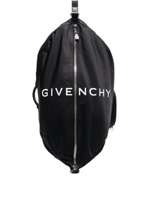 Givenchy sac à dos G-Zip à design molletonné - Noir