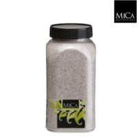 Zand lichtgrijs fles 1 kilogram - Mica Decorations