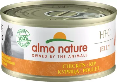 Almo Nature HFC Natural kattenvoer in gelei kip 70g