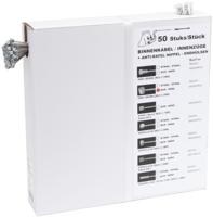 Slurf Binnenkabel RVS Ton nippel (50 stuks)
