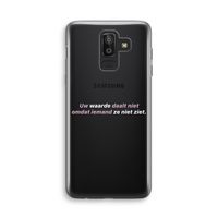 uw waarde daalt niet: Samsung Galaxy J8 (2018) Transparant Hoesje