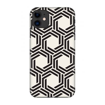 Geometrisch patroon: Volledig geprint iPhone 11 Hoesje