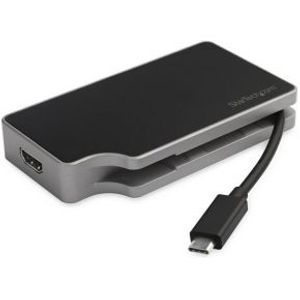 StarTech.com DKT30CHVGPD notebook dock & poortreplicator USB 3.0 (3.1 Gen 1) Type-C Zwart, Grijs