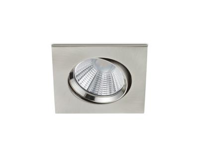 Trio Led inbouwspotPamir Square 5,5w - 3000K - 8,5cm metaalgrijs - 650410107