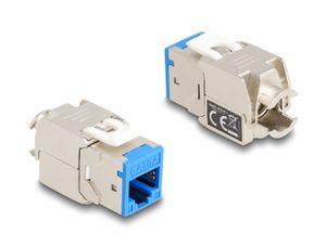 DeLOCK Keystone Module RJ45 Jack naar LSA Cat 6a toolfree, 8 stuks keystone module