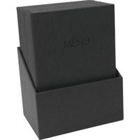Sigel SM200 Menumap DIN A4 10 stuk(s) Incl. opbergdoos Zwart