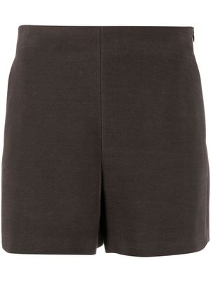 Valentino Garavani short en maille à taille haute - Marron