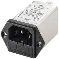 TRU COMPONENTS TC-10101432 Netfilter Met IEC-connector 250 V/AC 6 A 0.8 mH (l x b x h) 54.3 x 44 x 31.3 mm 1 stuk(s) - thumbnail