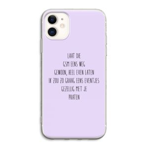GSM: iPhone 11 Transparant Hoesje