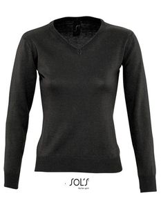 Sol’s L411 Women`s V Neck Sweater Galaxy