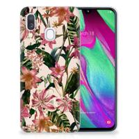 Samsung Galaxy A40 | TPU Case | Flowers
