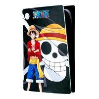 Beschermend frontpaneel - KONIX - Eén stuk - PS5 - Siliconen - Schokbestendig - Krasbestendig - Luffy-patroon - Zwart