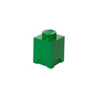 Lego - Opbergbox Brick 1 Vierkant - Polypropyleen - Groen - thumbnail