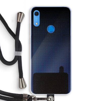 Musketon Halftone: Huawei Y6s Transparant Hoesje met koord