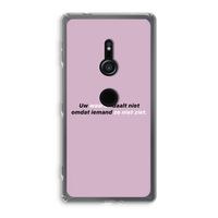 uw waarde daalt niet: Sony Xperia XZ2 Transparant Hoesje