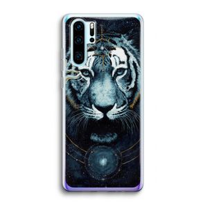 Darkness Tiger: Huawei P30 Pro Transparant Hoesje