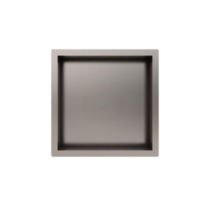 Fortifura Galeria Inbouwnis - 30x30x7cm - Geborsteld RVS PVD (RVS)