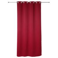 Atmosphera verduisterende gordijnen - set 2x stuks - B135 x L240 cm - rood - geplooid